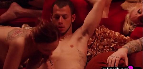  Nasty swingers swap partners and fucking in the mansion